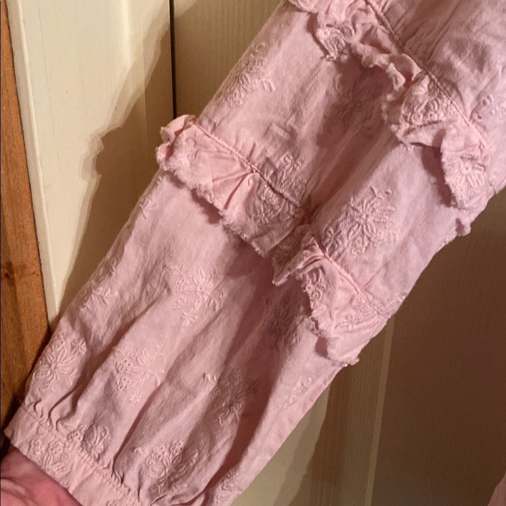 Pink Ruffled Blouse - Picture 2 of 8